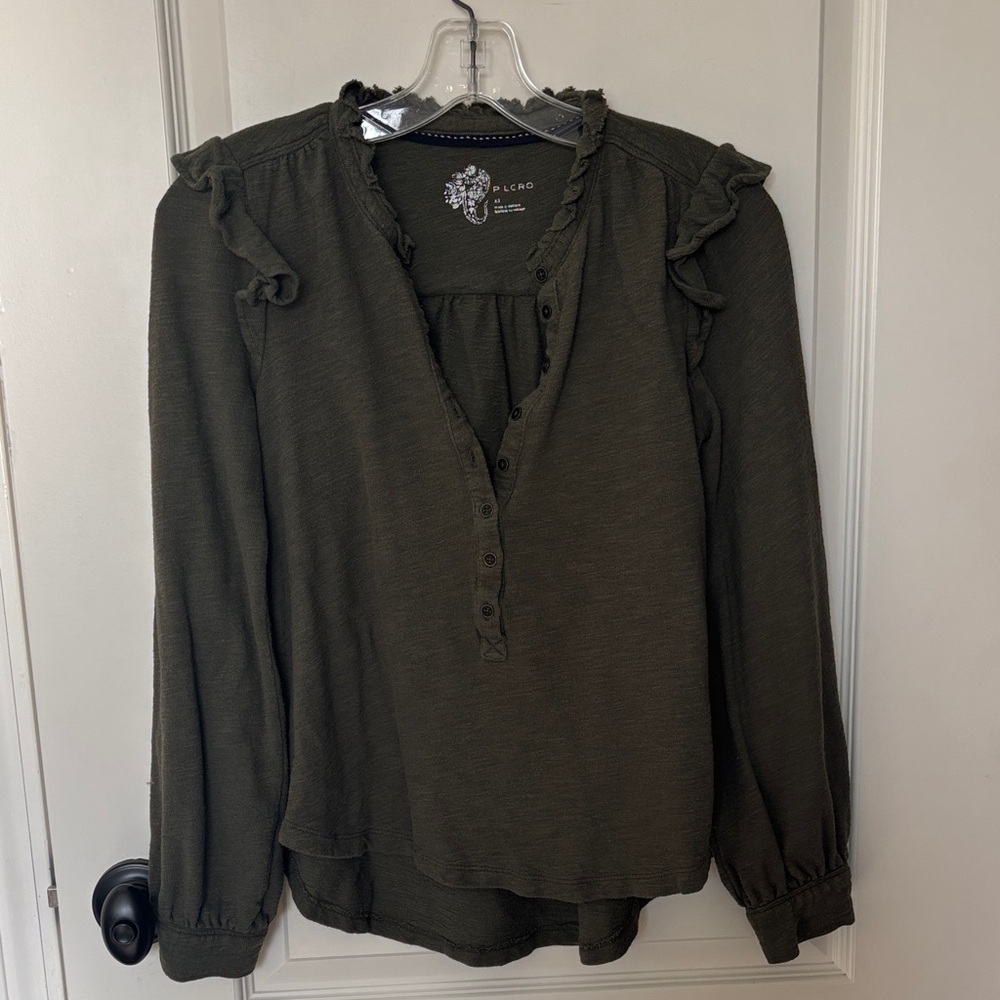 Anthropologie Pilcro top SZ XS